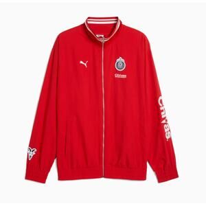 PUMA Men's Chivas De Guadalajara Varsity Jacket Red (M)